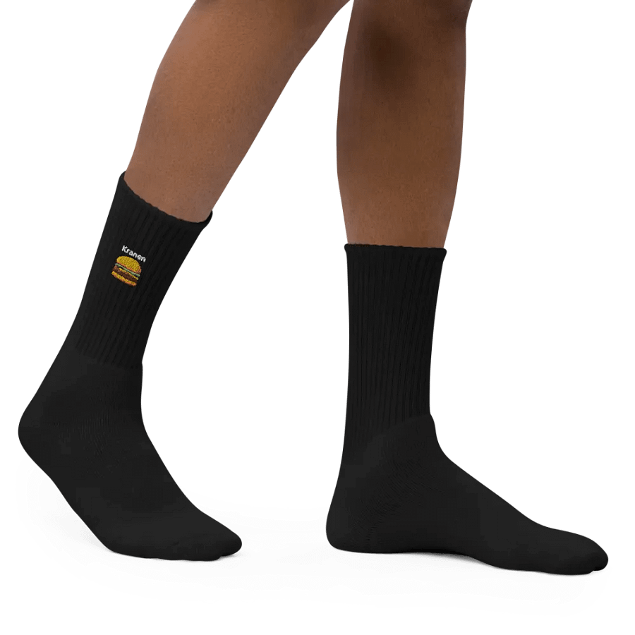 Cheeseburger Delight Crew Socks product image (8)