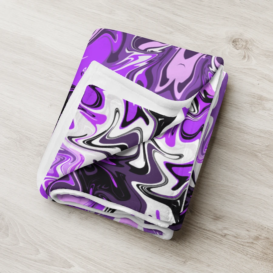 Purple Swirl Blanket product image (7)