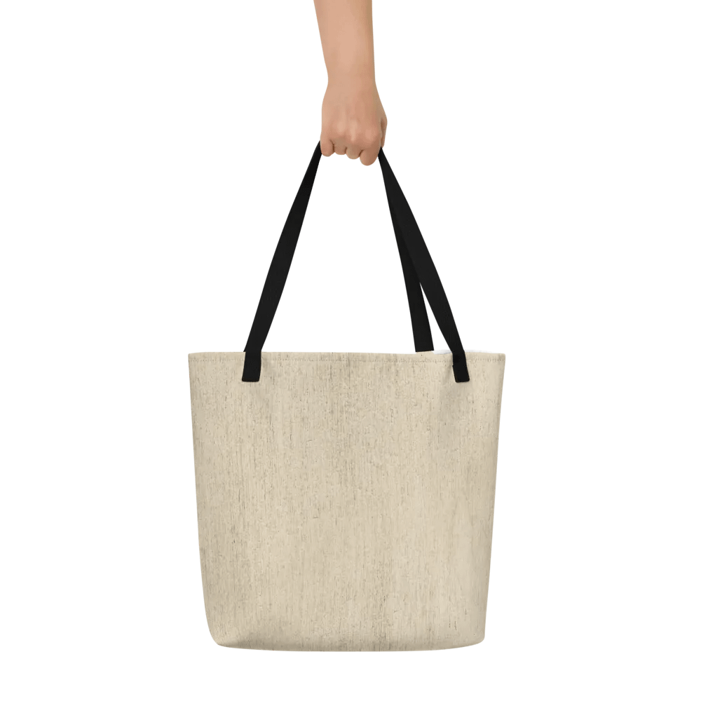 Wood Grain Look Tote/ Shopper Bag, Fade Proof, Machine Washable, Internal Pocket product image (7)