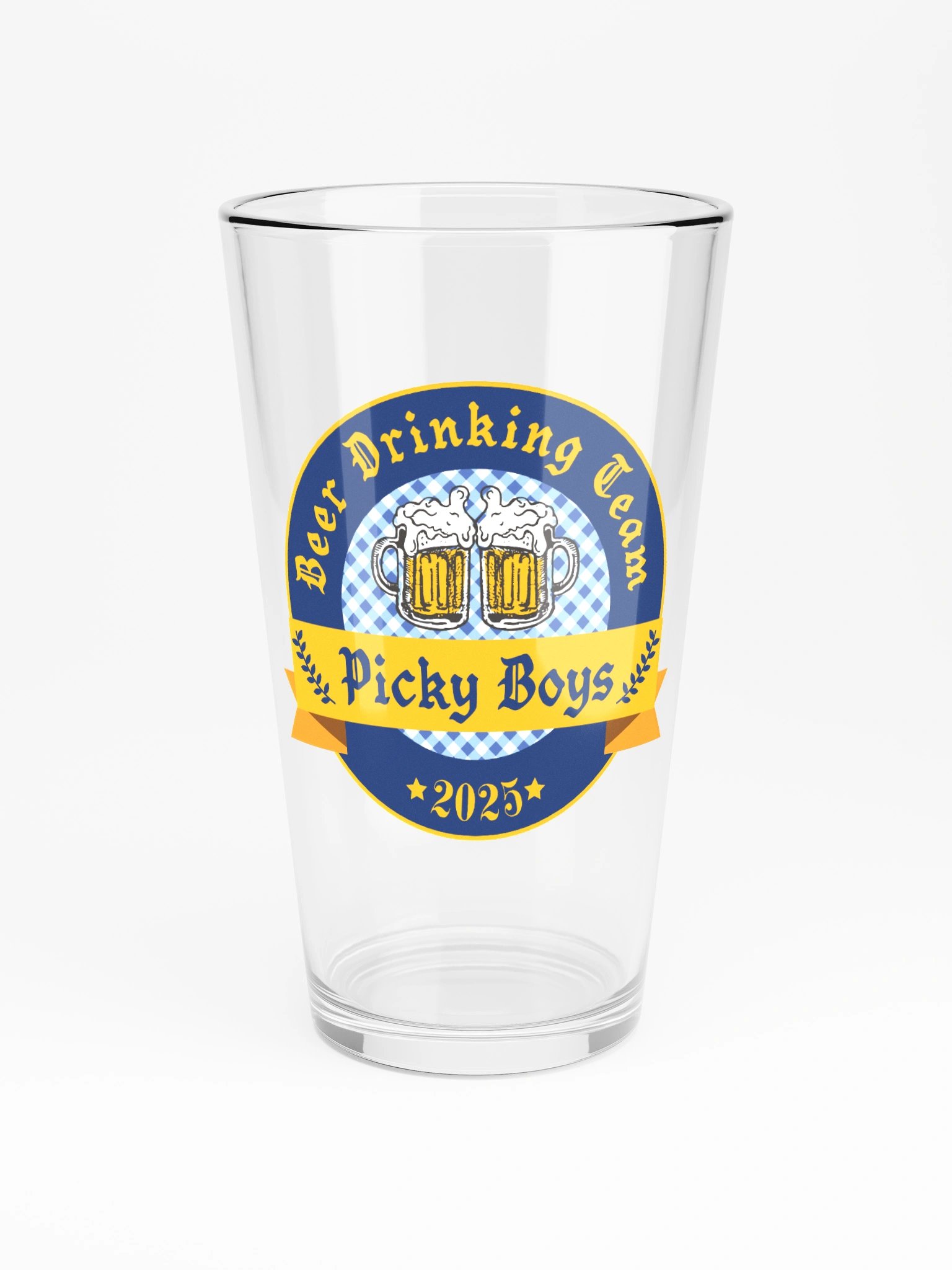 Beer Drinking Team '25 Pint Glass product image (5)