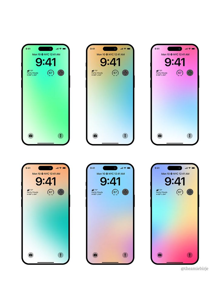 Simple Gradient Wallpaper Pack product image (2)