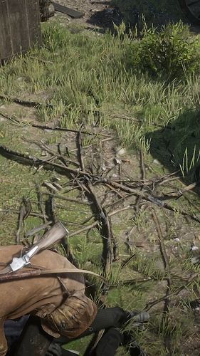 After the law shows up from a report they will investiage the area and start cleaning it up so you cannot loot! Red Dead Rede...