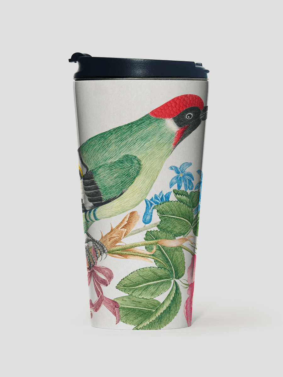 Vibrant Avian Oasis Travel Mug product image (1)
