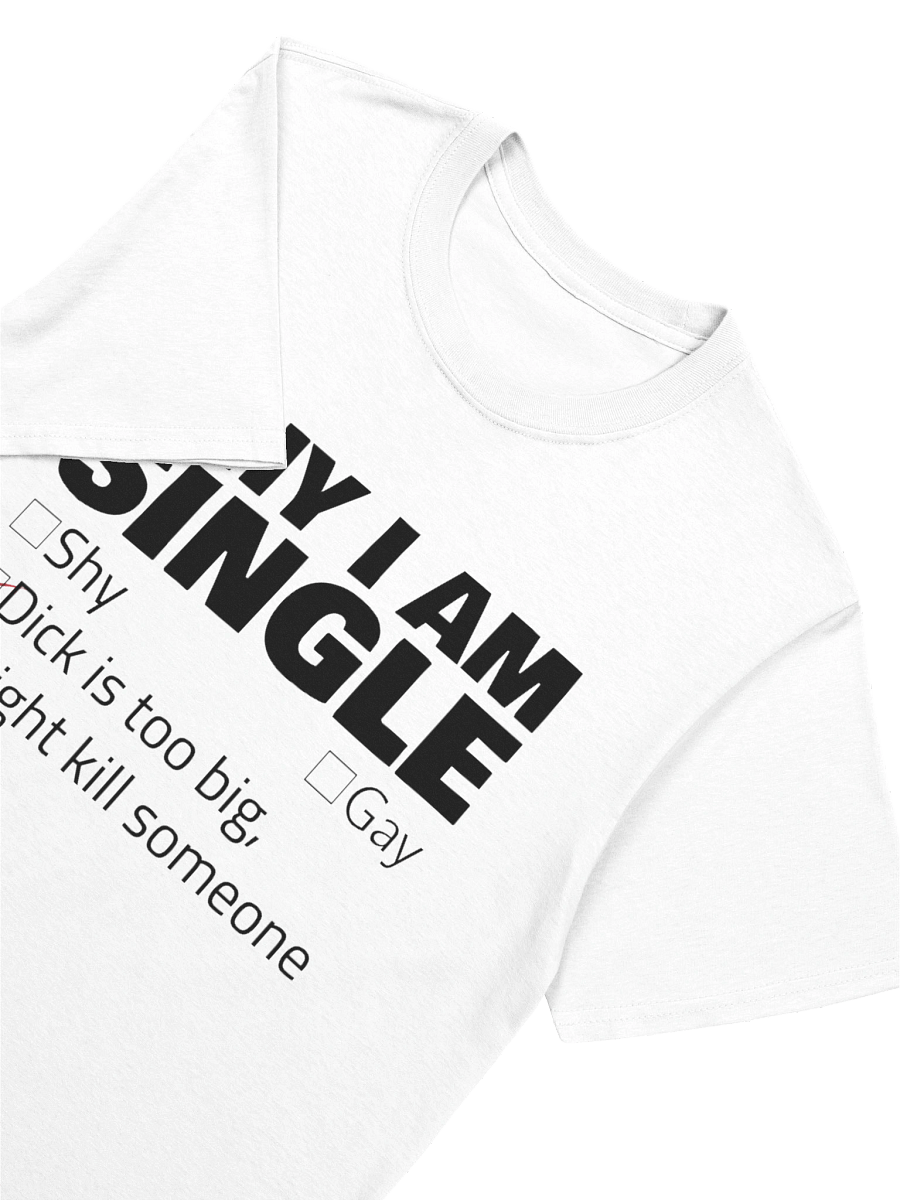 Why i am single T-Shirt product image (3)