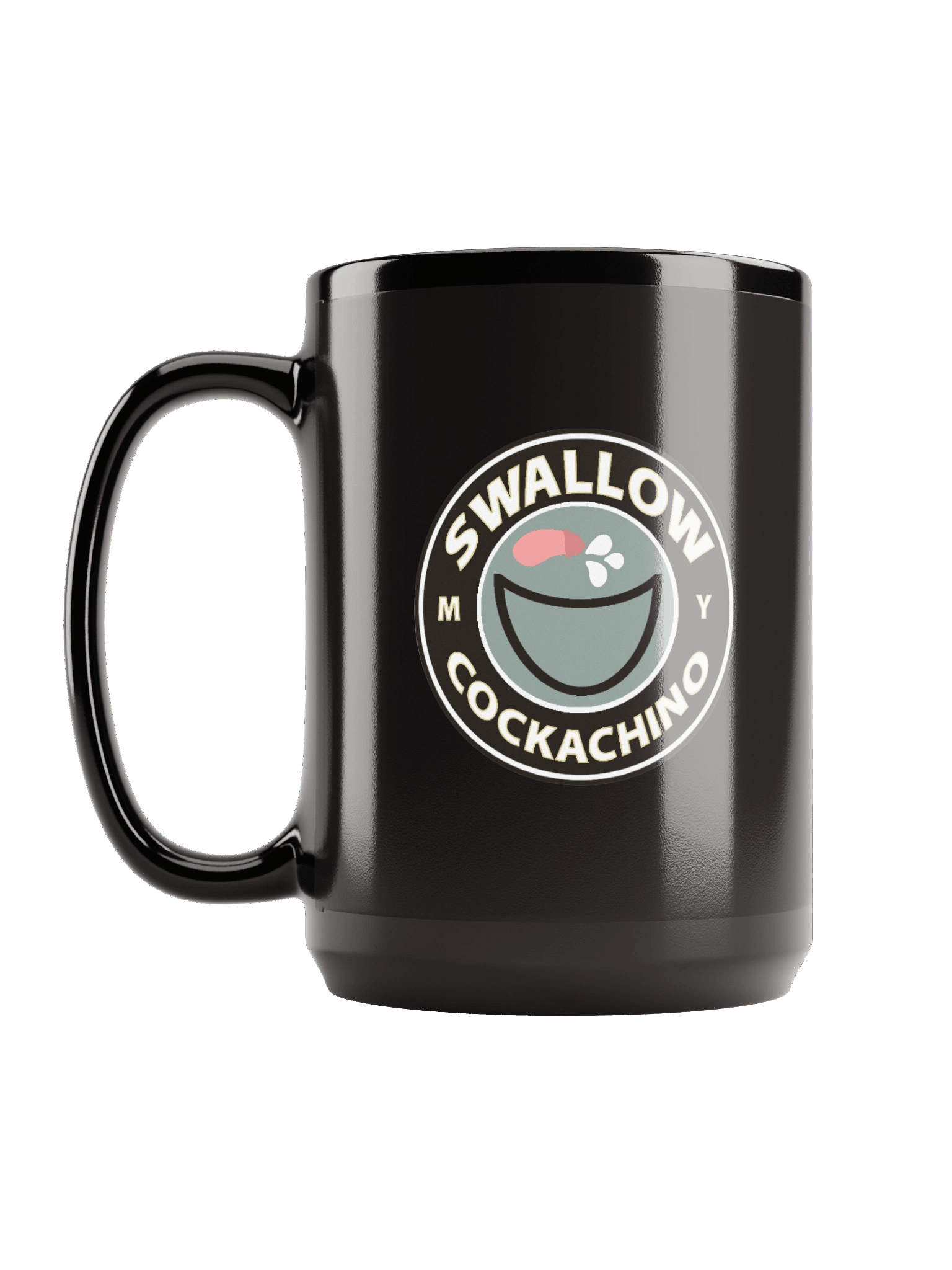 Swallow My Cockachino Mug (black) product image (6)
