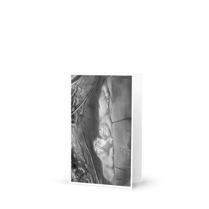 Bol & Polly Tribute (B&W) - Greeting Card product image (1)