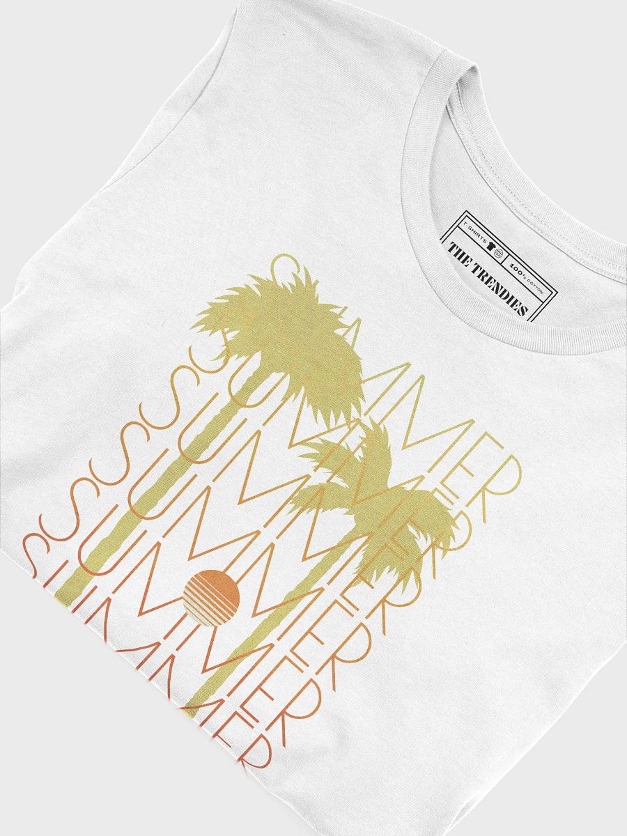 Summer Vibes T-Shirt | Palm Trees & Sunset Graphic Tee product image (3)
