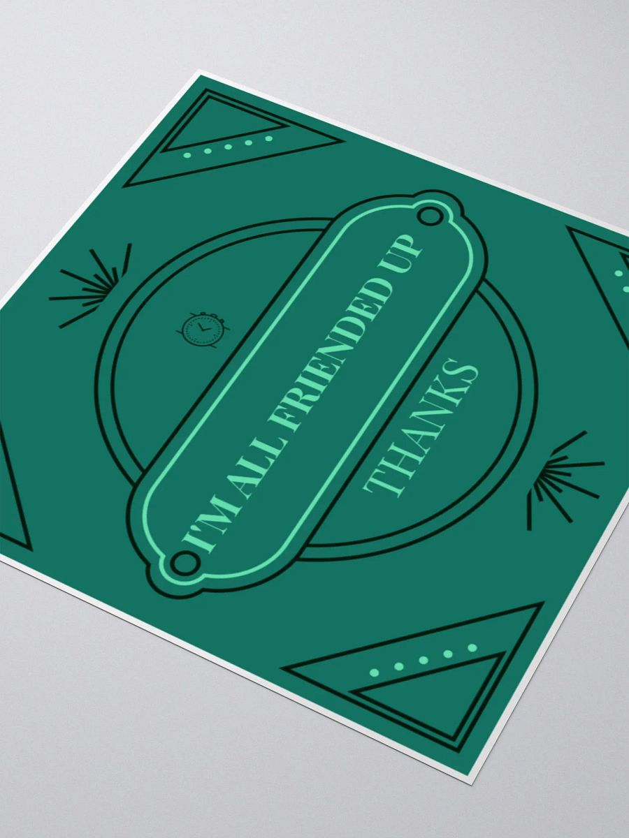 All Friended Up Vintage Stickers product image (5)
