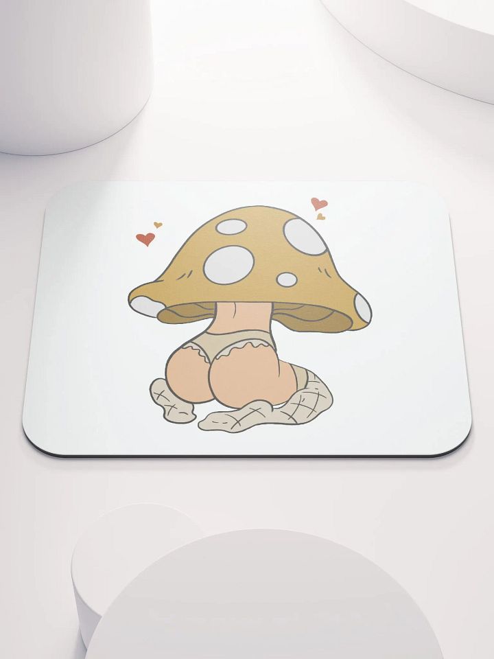 Mushroom Baddie Desk Mat - Orange product image (1)