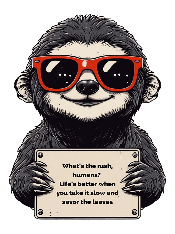 4 Happy Sloth Appeal Digital product product image (1)