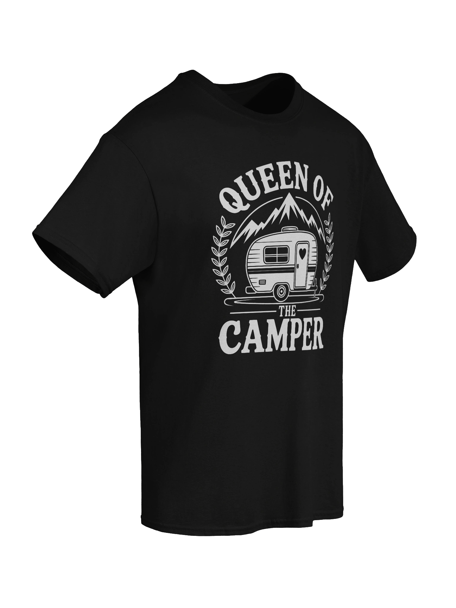 "Queen of the Camper" Funny Camping T-Shirt for Women product image (2)