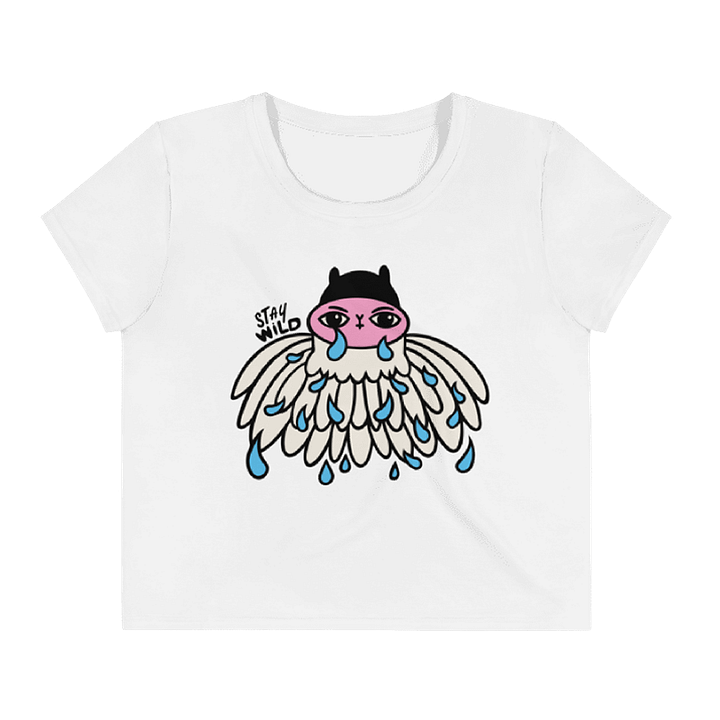 WLS Crop top with print 'Stay wild' product image (1)