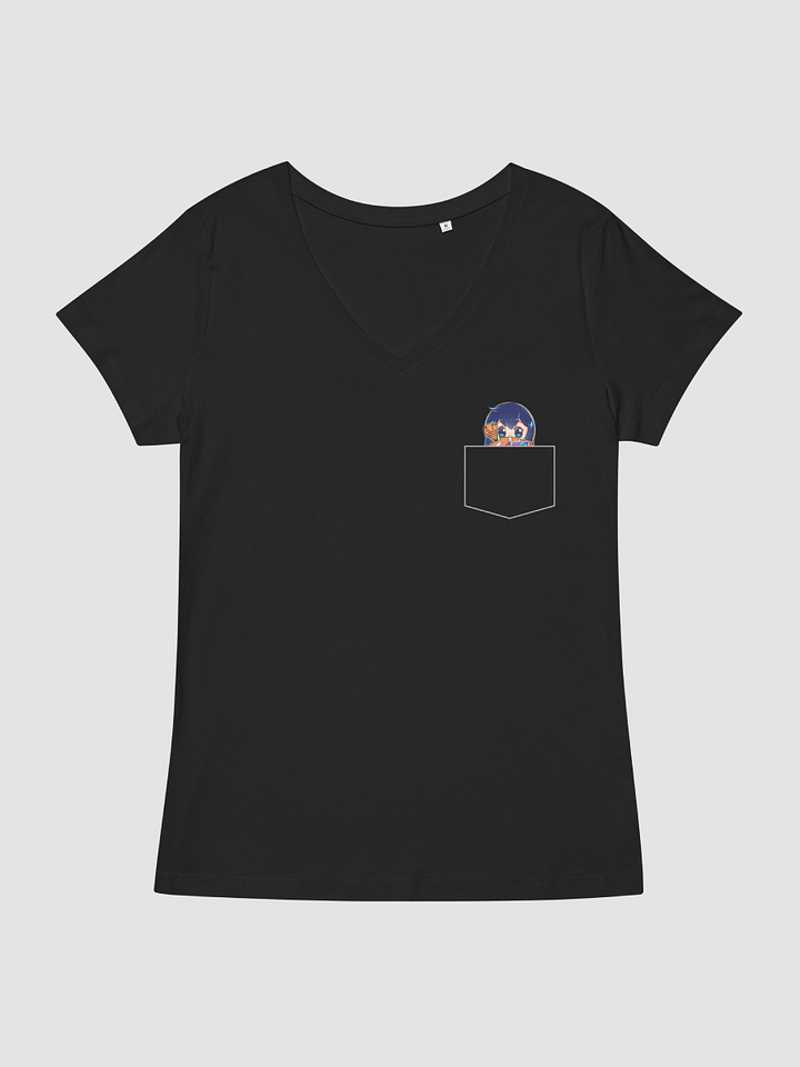 (Fake) Pocket Hoarding - Women's Fitted V-neck T-Shirt product image (2)