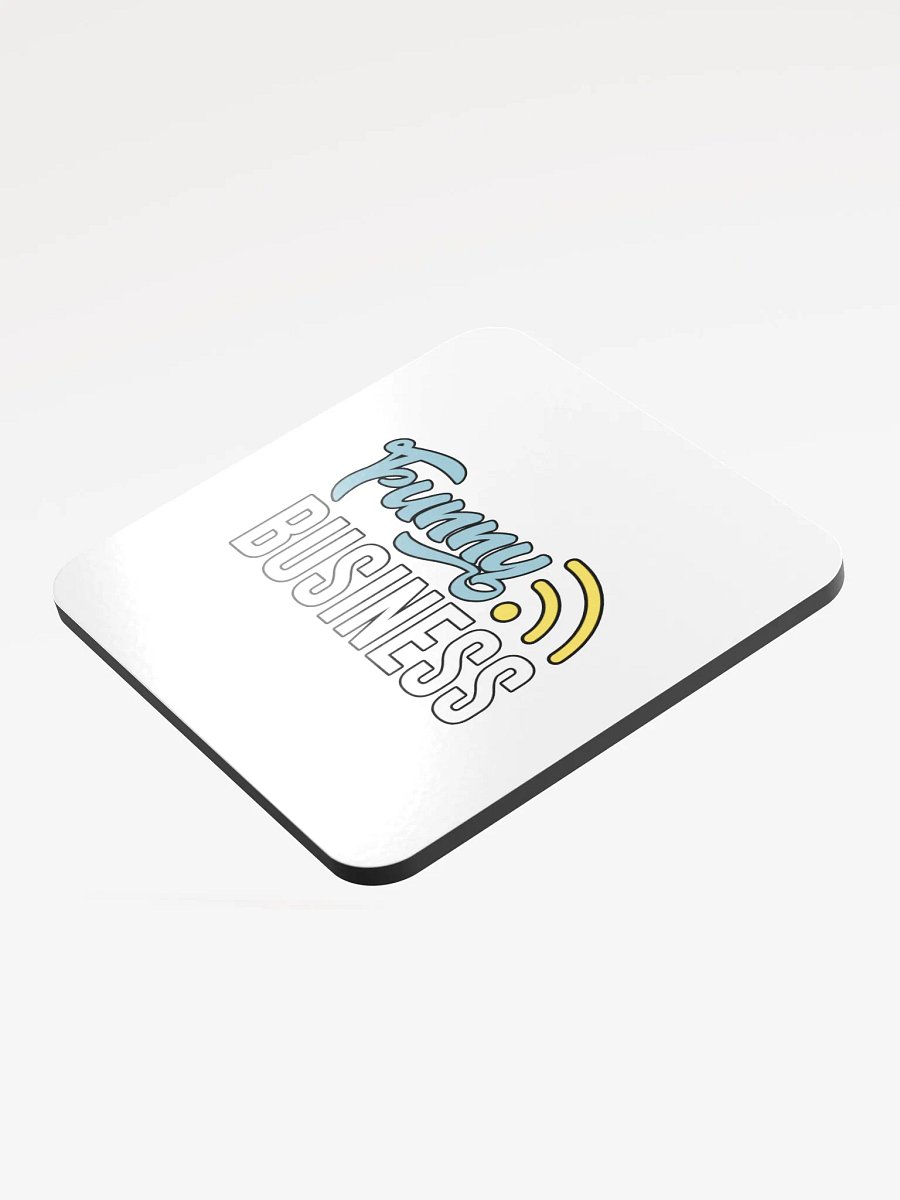Funny Business Glossed Cork Coaster product image (3)