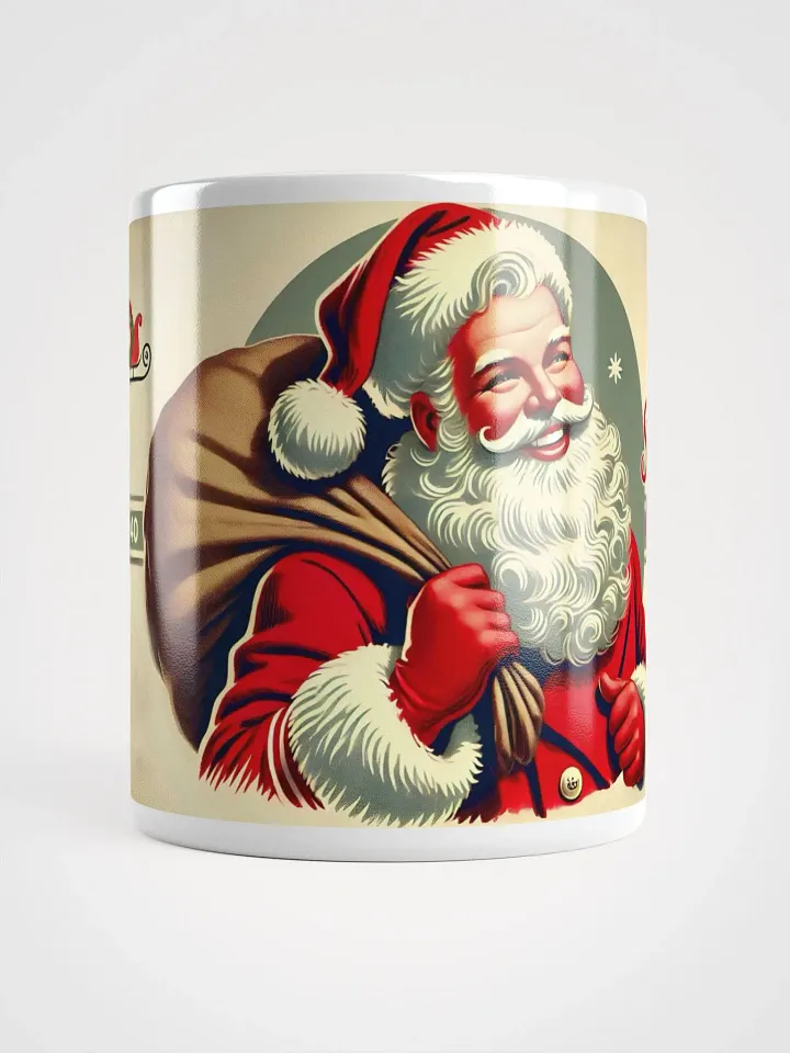 Vintage-Style Santa Claus Christmas Mug product image (1)