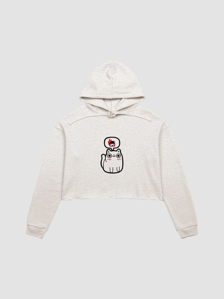 Criminal Meme Cat Crop Hoodie product image (1)