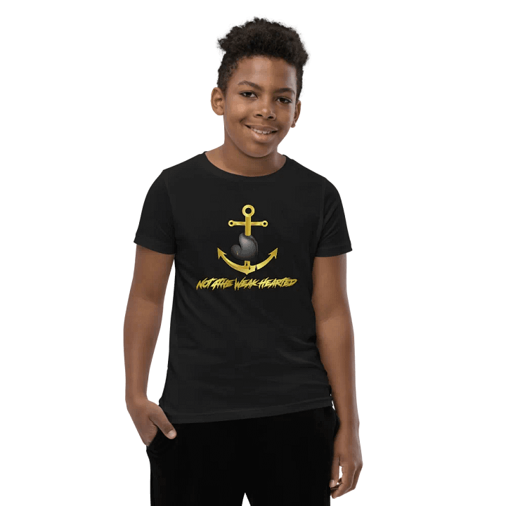 N4TWH Black Heart Kids Tee product image (27)