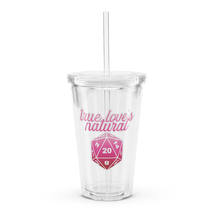 Nat20 - Clear Plastic Tumbler product image (1)
