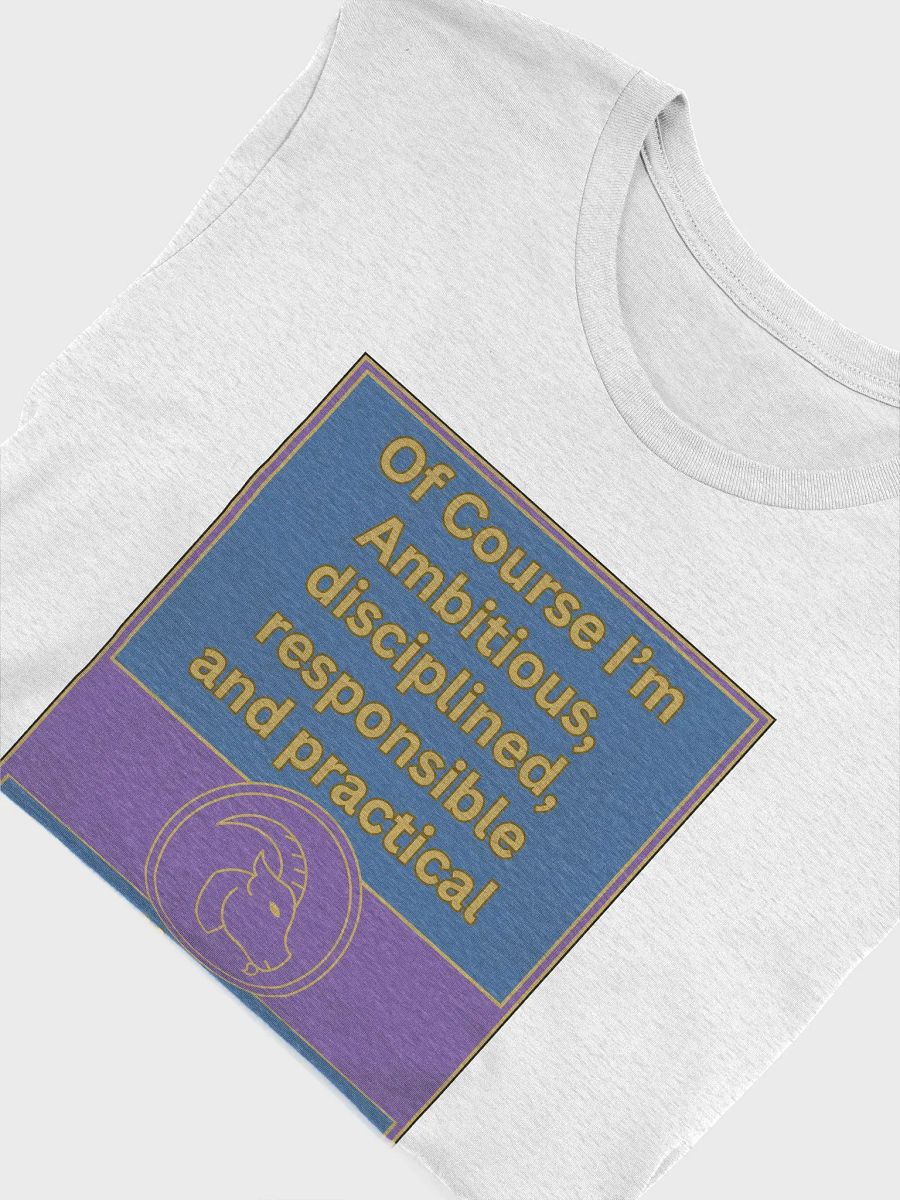Of Course I’m Capricorn Zodiac Sign T-Shirt, Zodiac Sign Vibes T-Shirt, Capricorn T-Shirt, Astrological T-shirt product image (5)