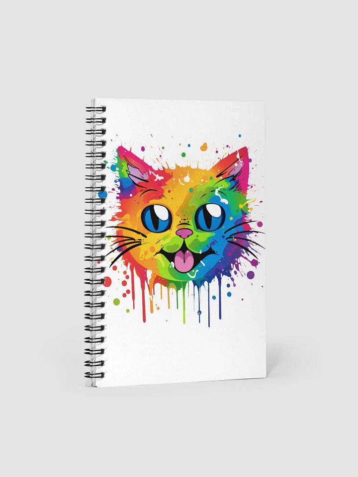 Splat Cat Rainbow Design Notebook product image (1)