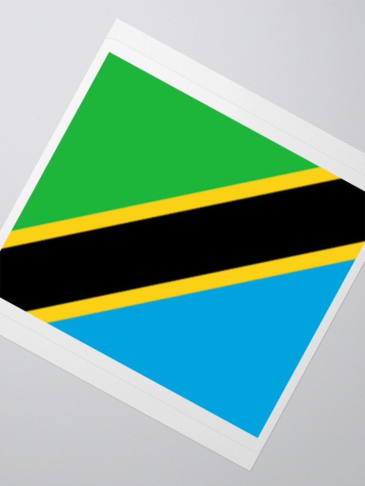 Tanzania Flag Sticker - Exclusive Vinyl Design for National Pride product image (4)