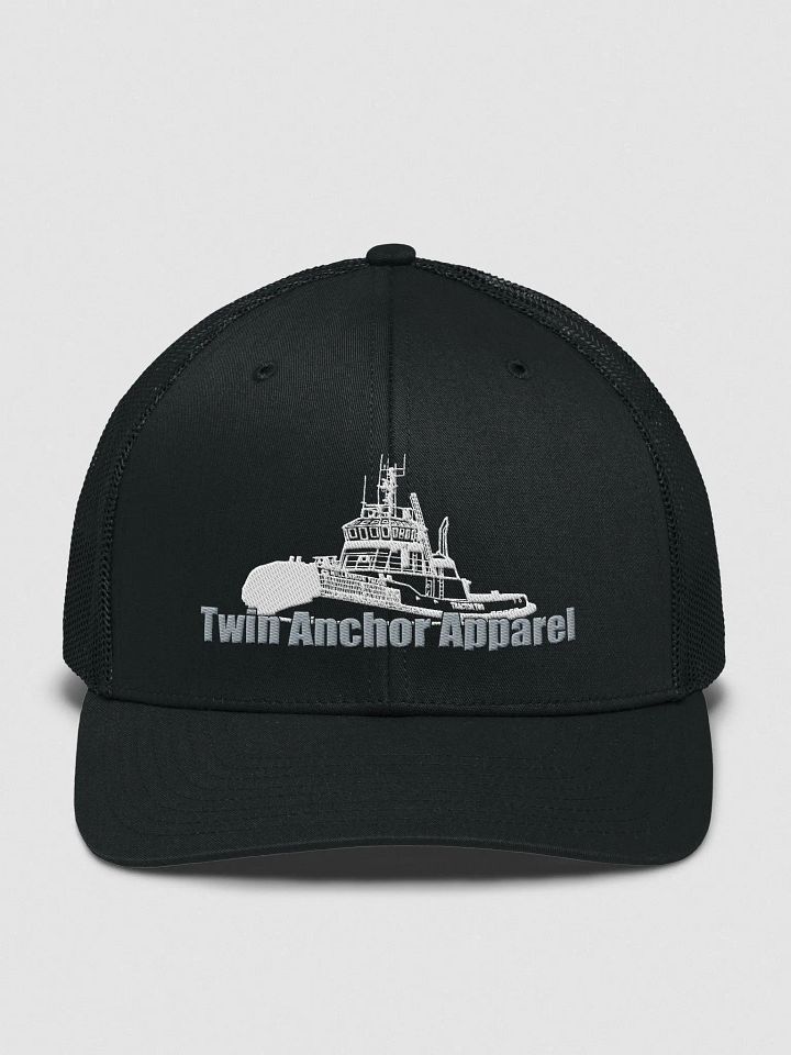 black Marco tug black Richardson Trucker Hat product image (1)