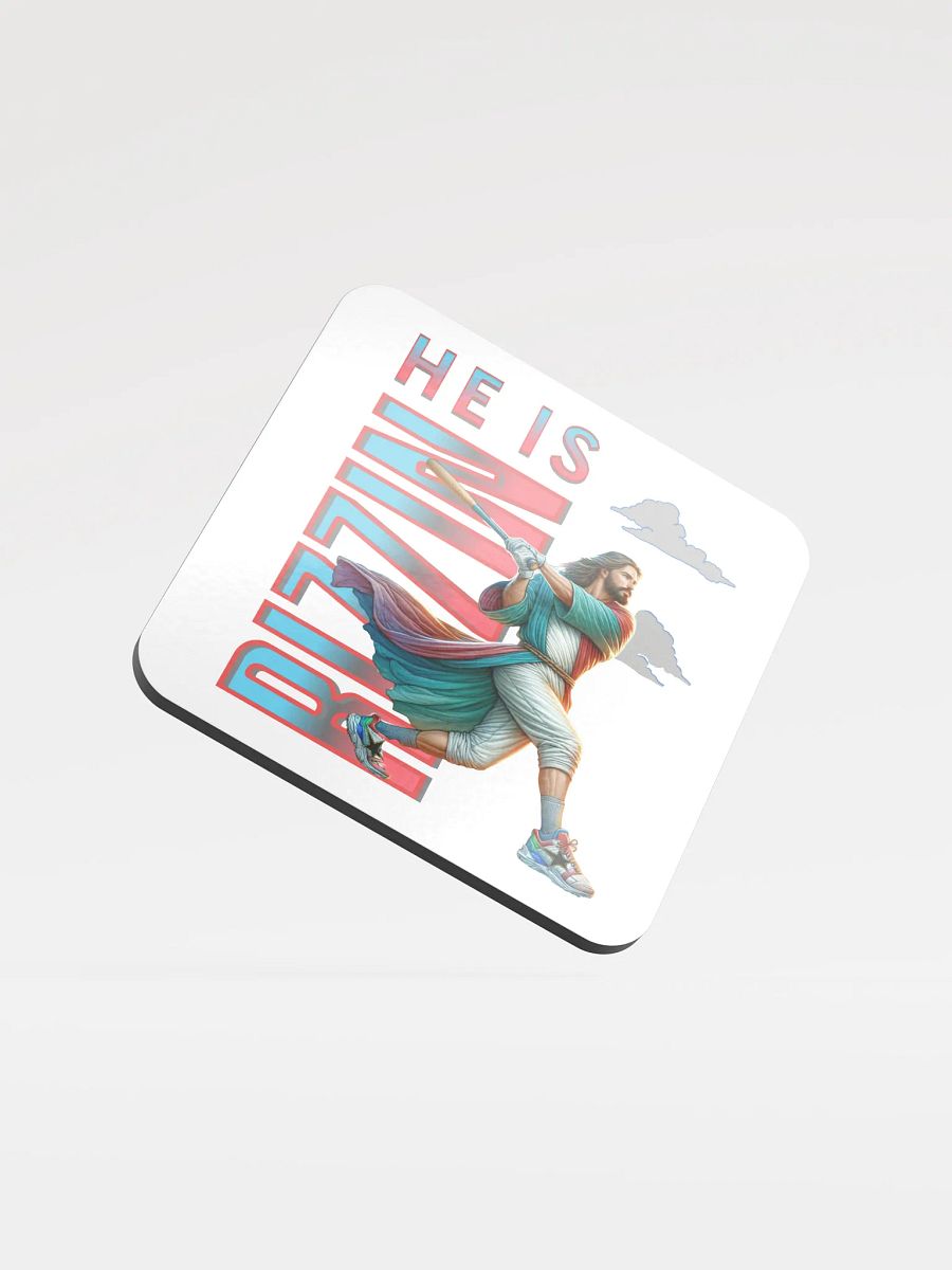 He Is Rizzin Baseball Coaster product image (2)