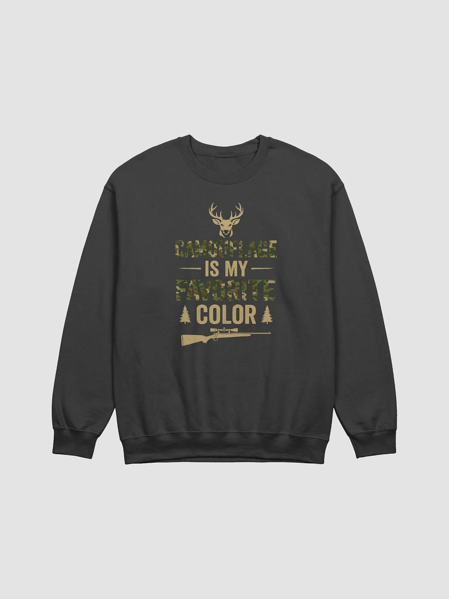Camouflage Is My Favorite Color Sweatshirt – Funny Outdoor Pullover product image (3)