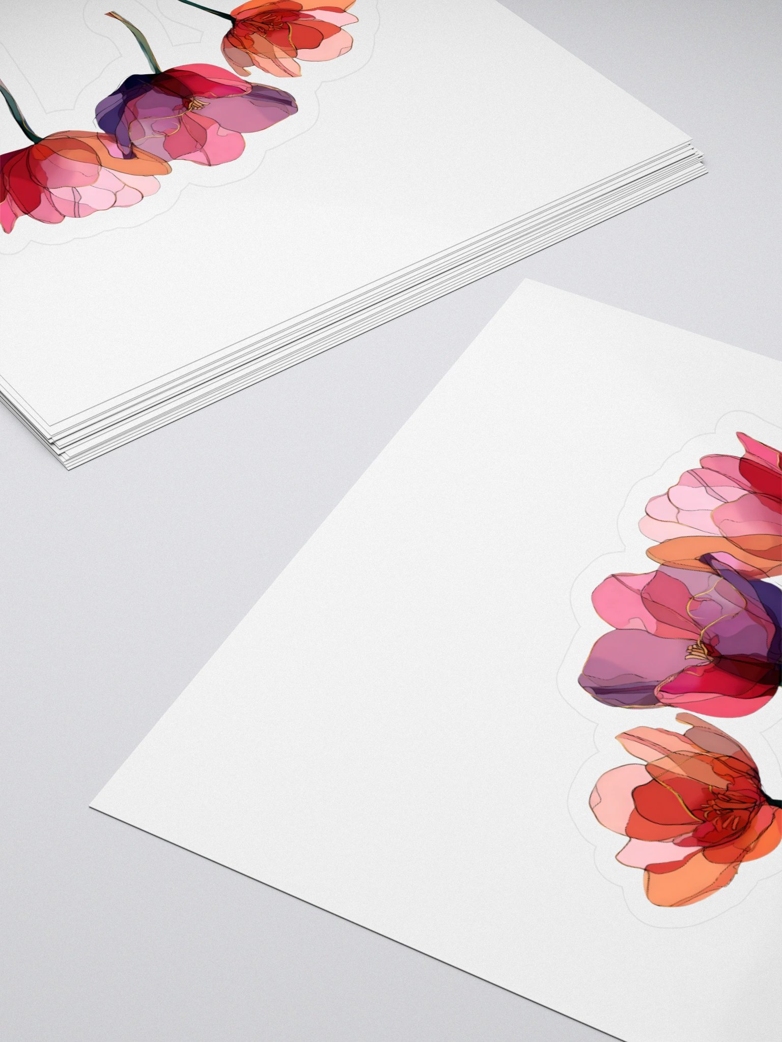 Three Tulips Floral Sticker product image (4)