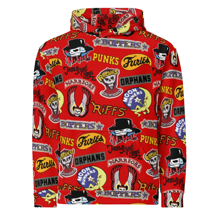 Gang Insignia - The Warriors - RED - Unisex Hoodie product image (2)