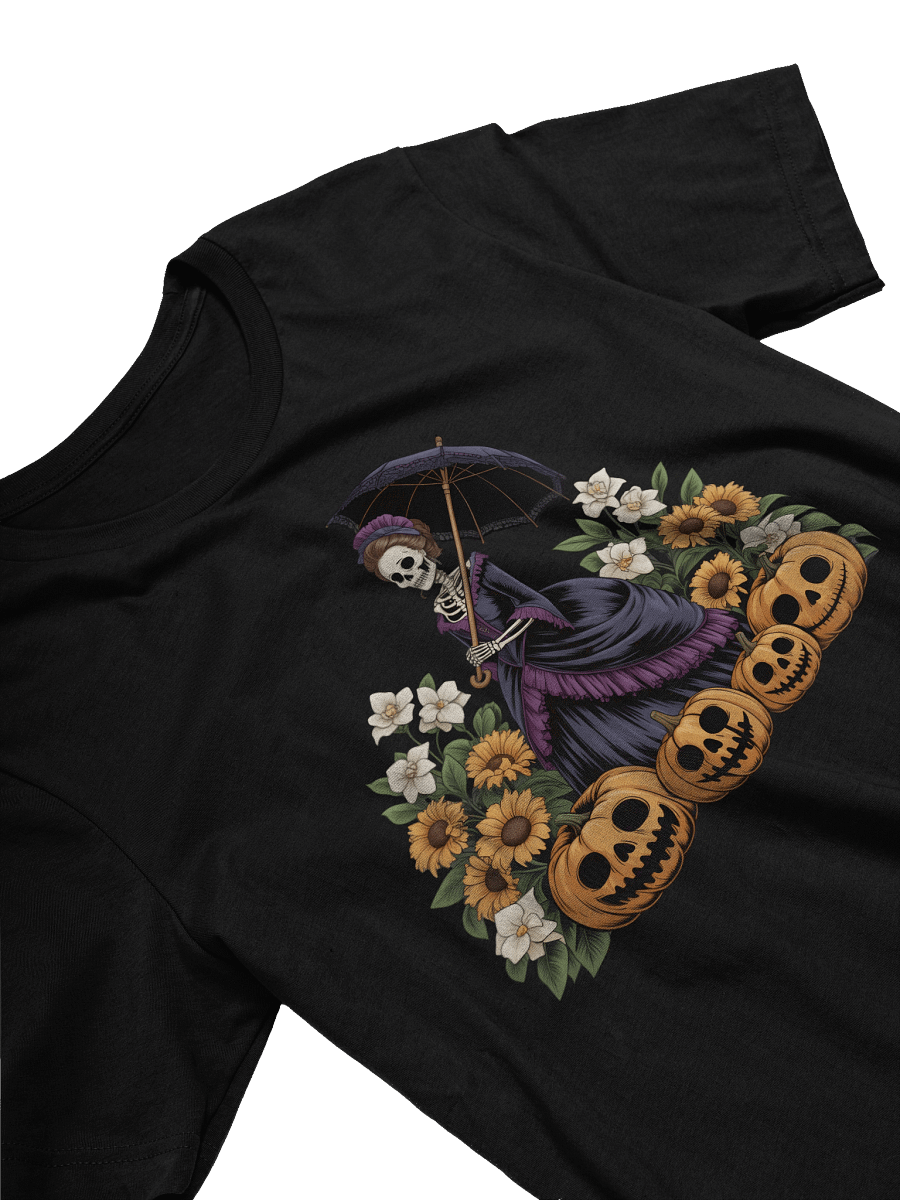 Elegant Skeleton Parasol T-Shirt product image (6)