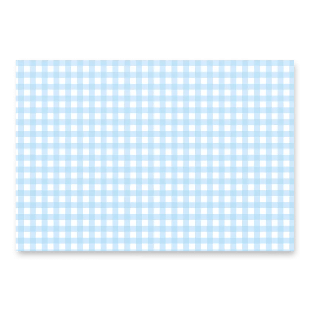 Classic Blue Gingham Gift Wrap Set (Set of 3) product image (2)