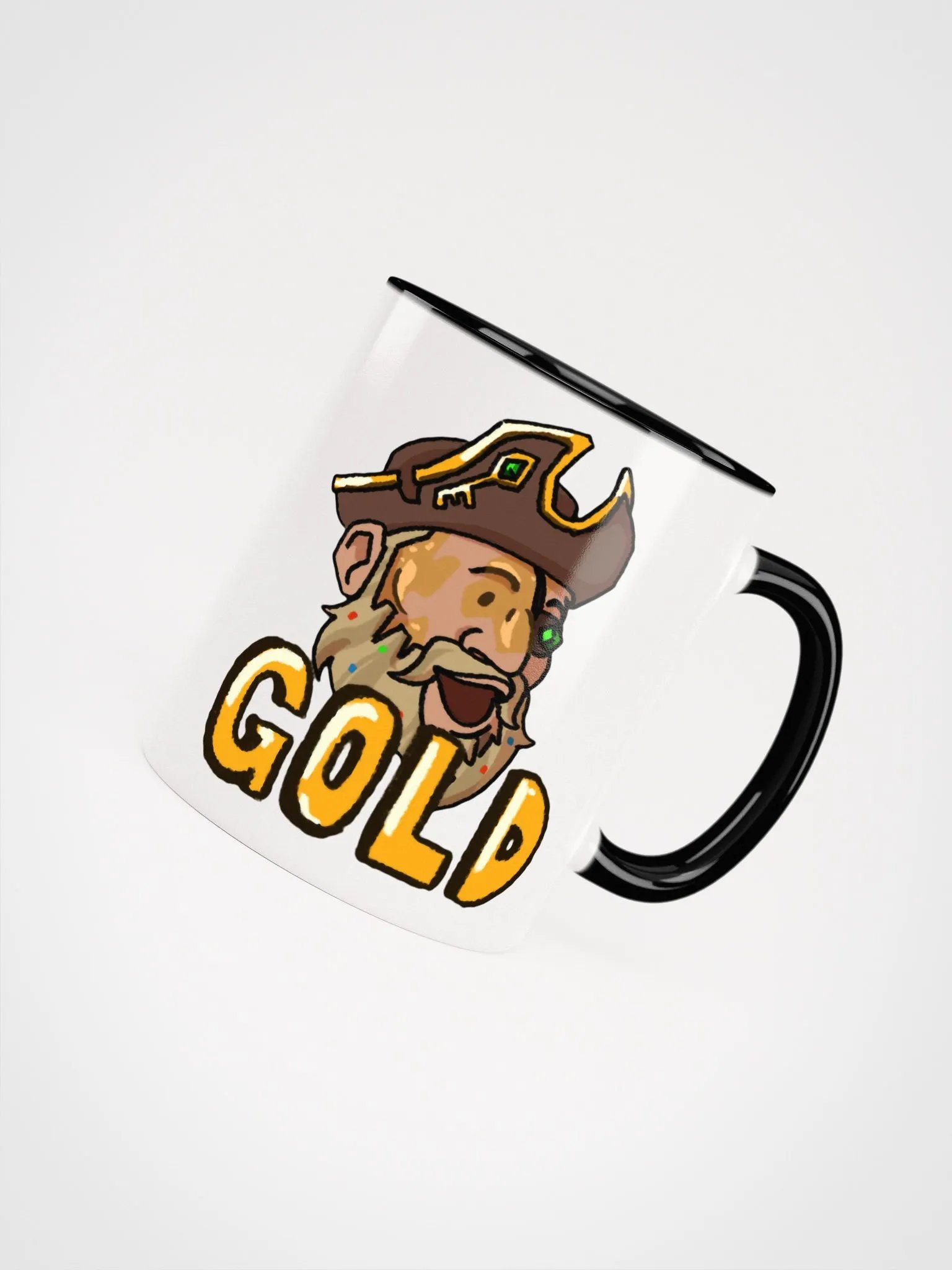 11oz Black and White Mug product image (4)