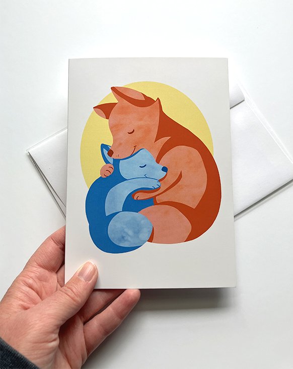 Mother Wolf - Blank Greeting Card product image (1)