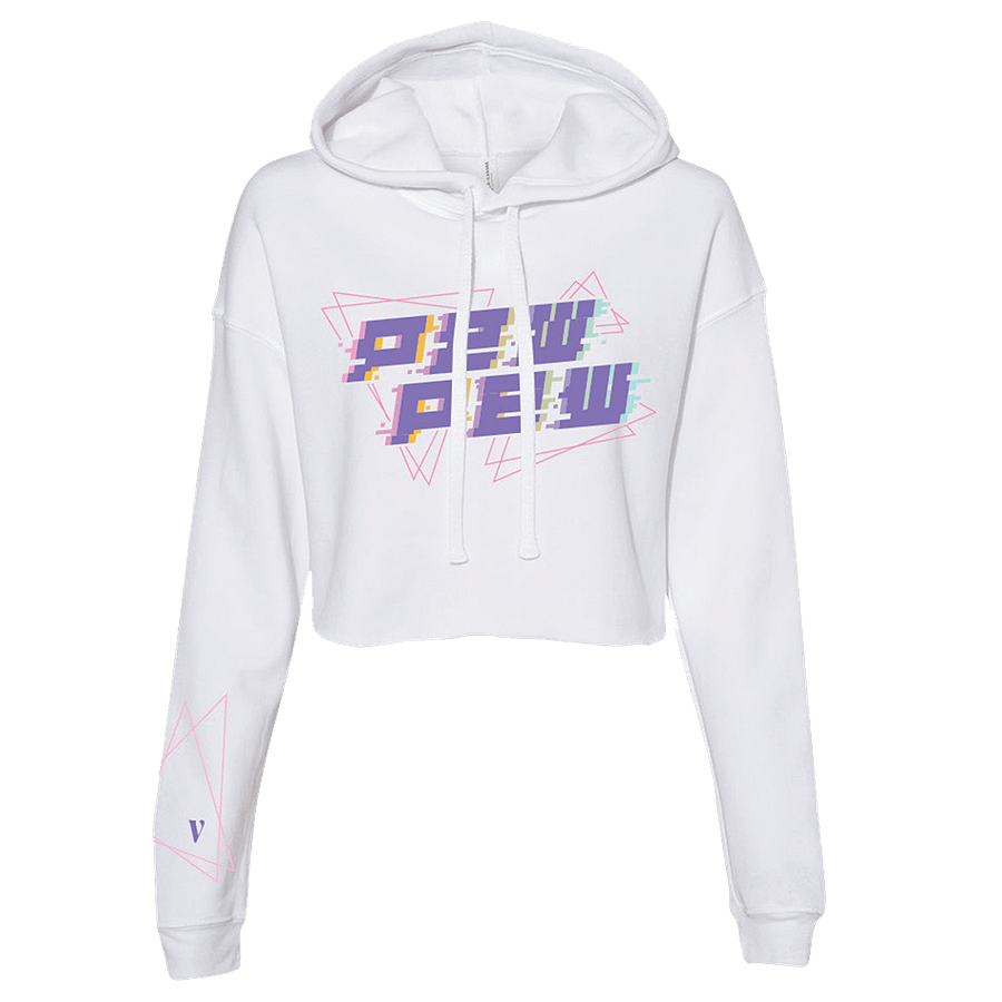 Electro Pew Crop Hoodie product image (1)