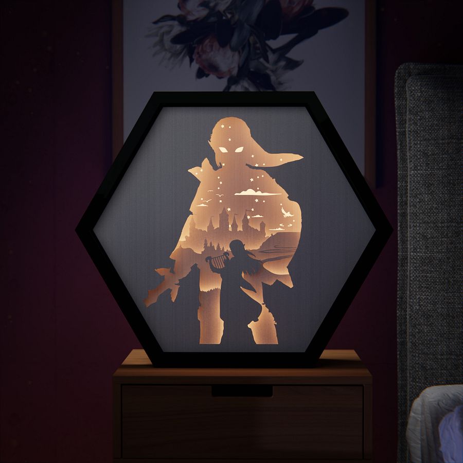 Zelda Lightbox template 2 in 1 - PDF PNG SVG DXF + Video Tutorial product image (3)