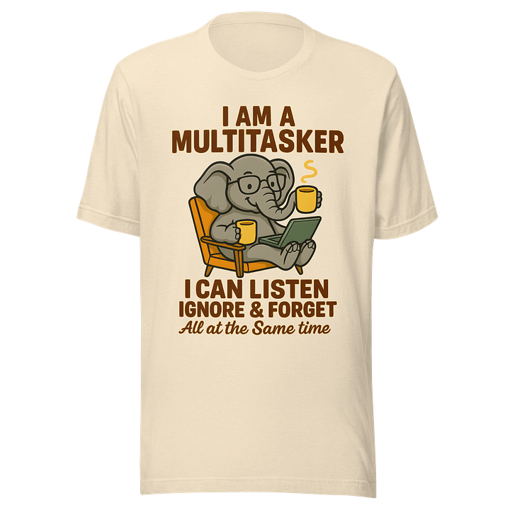 Multitasking Elephant Graphic Tee product image (2)