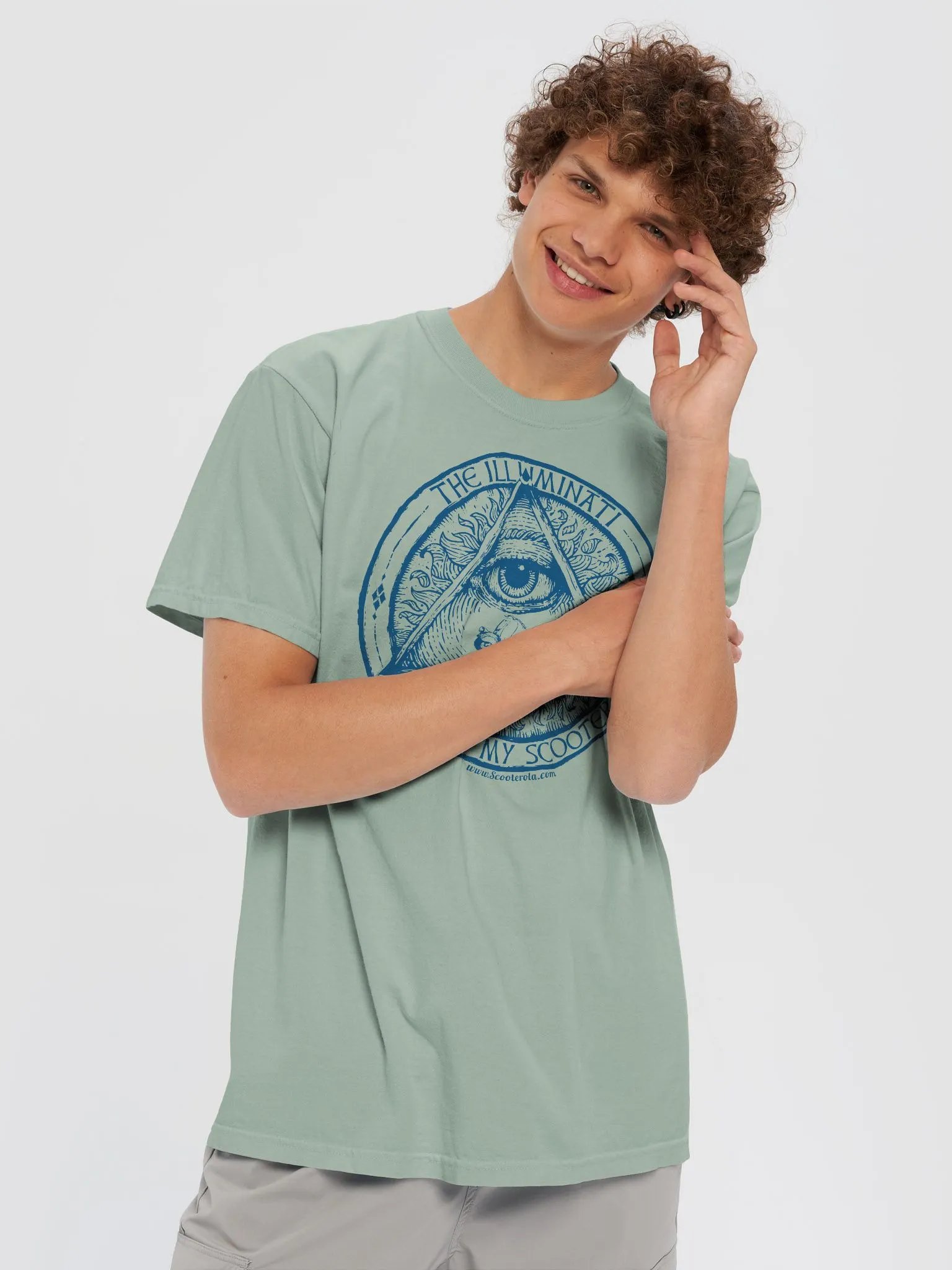 Illuminati Stole My Scooter Tee product image (5)