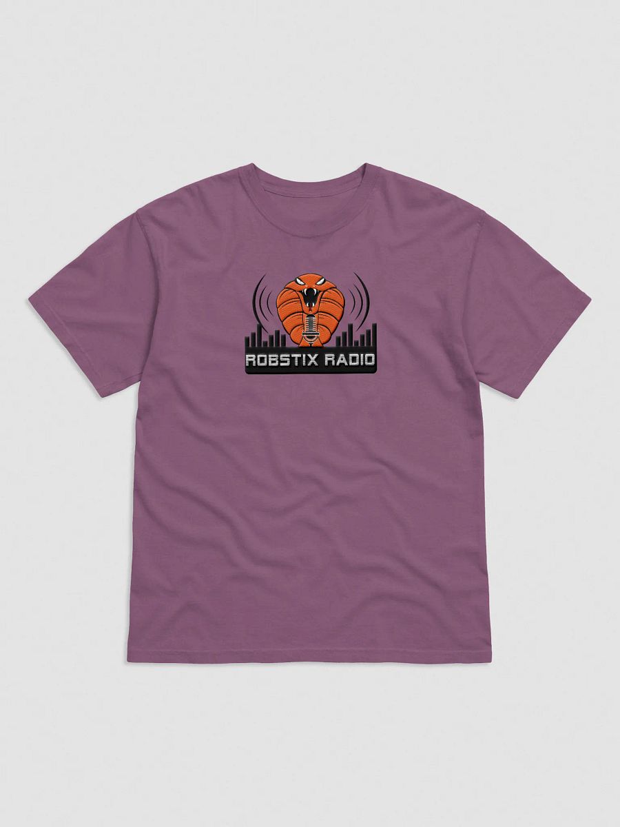 Robstix Radio T SHIRT GREY Embroidered product image (6)