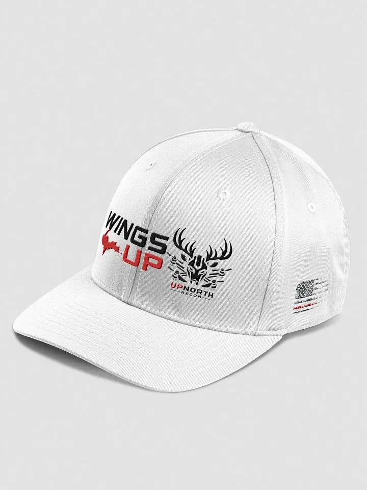 UPNorth Black on White Fitted Hat product image (2)