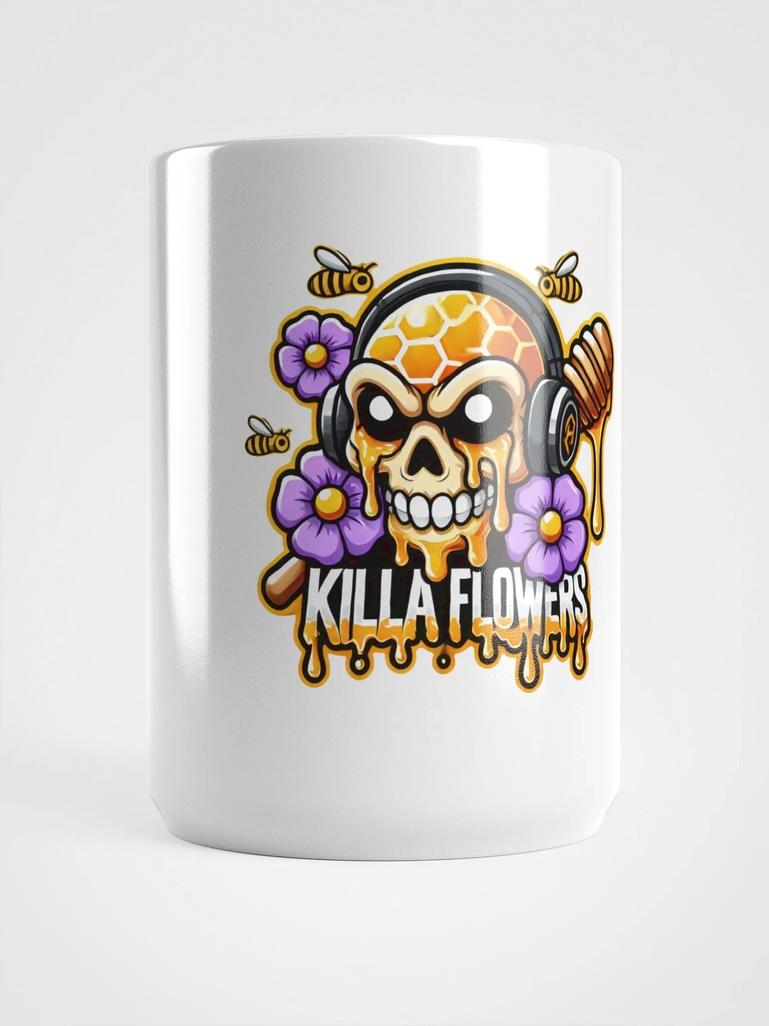 JFLOWERS+KILLA_EMILY=KILLA FLOWERS LOGO COFFEE MUG product image (5)