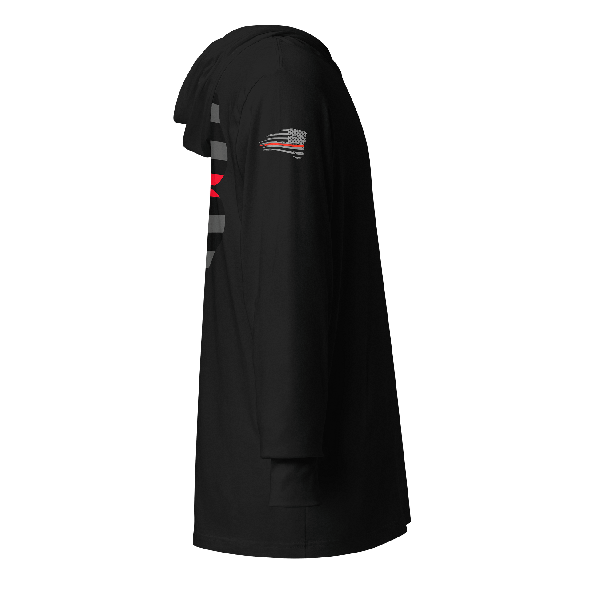 RED LINE FLAG - Hooded Long Sleeve Tee product image (3)