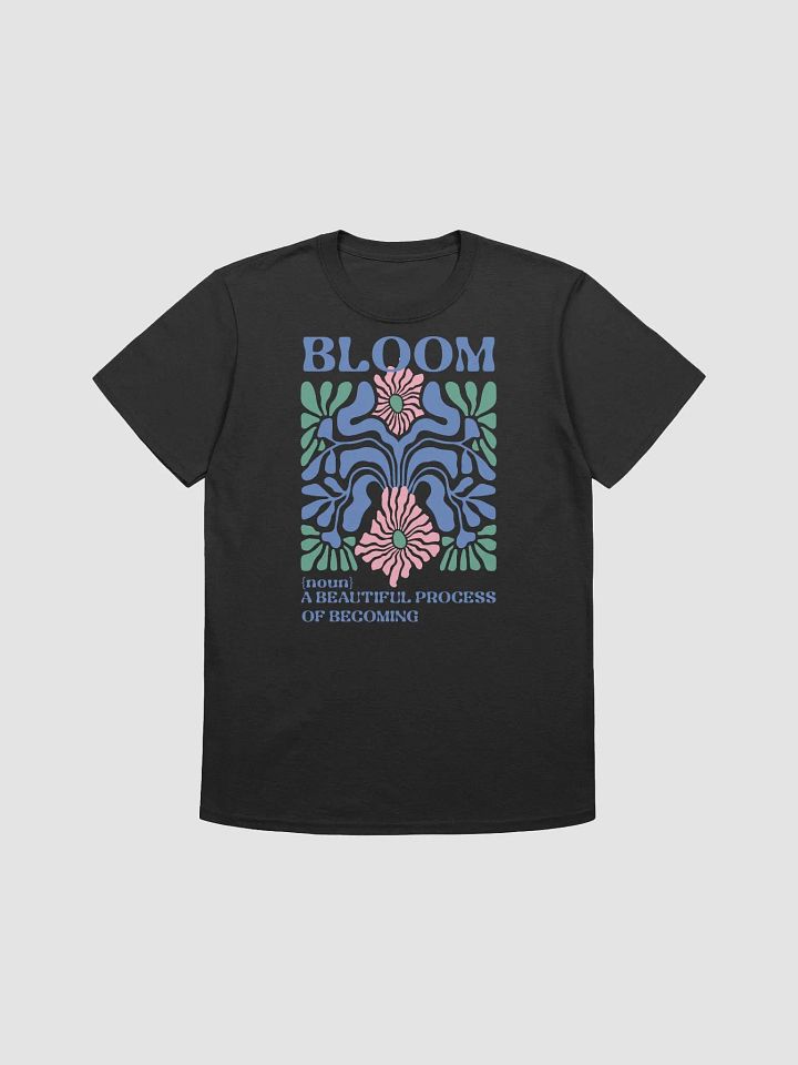 BLOOM Floral Coloring Page T-Shirt product image (1)