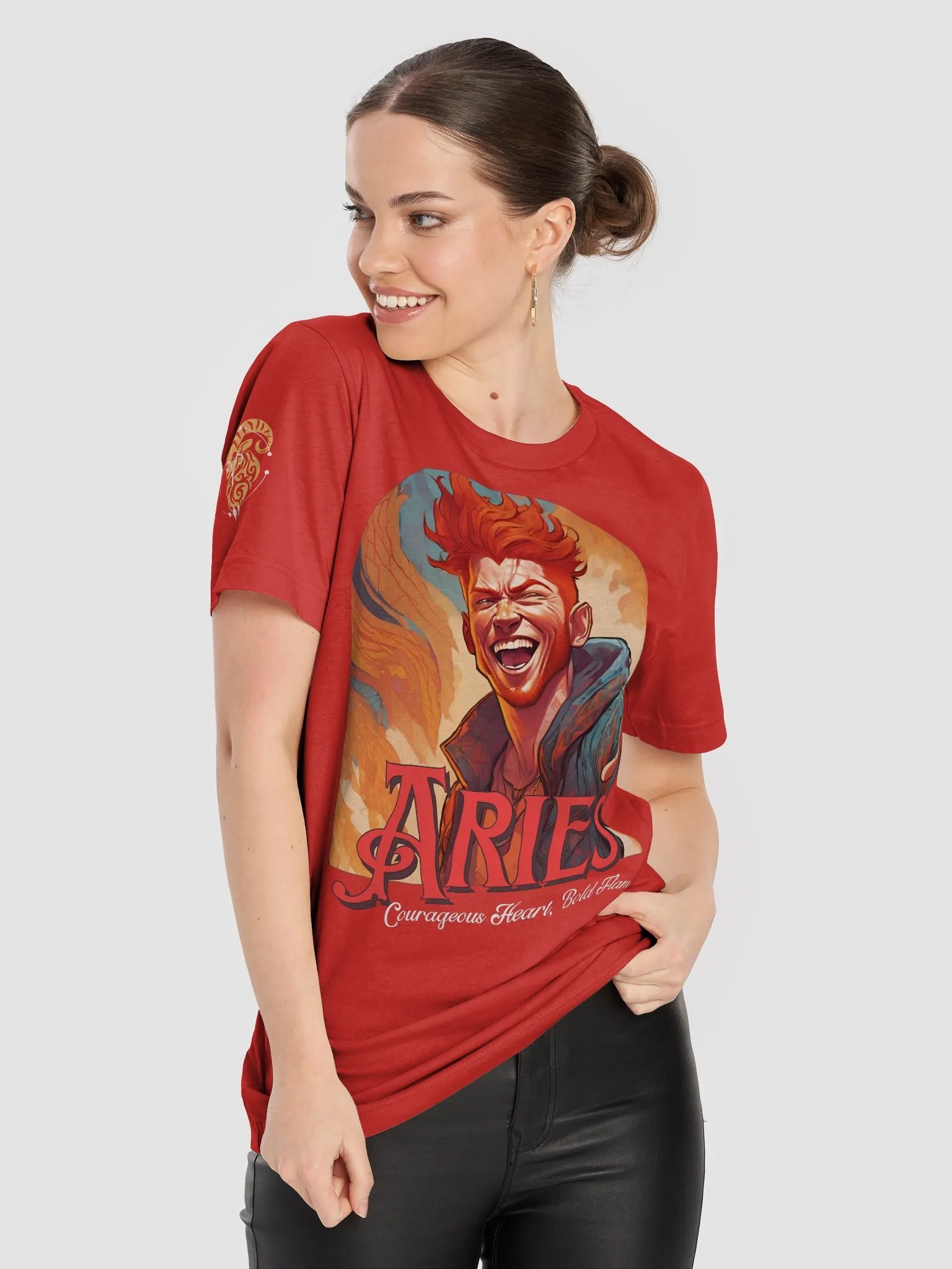 Celestial Aries Man T-Shirt (DTG) product image (7)