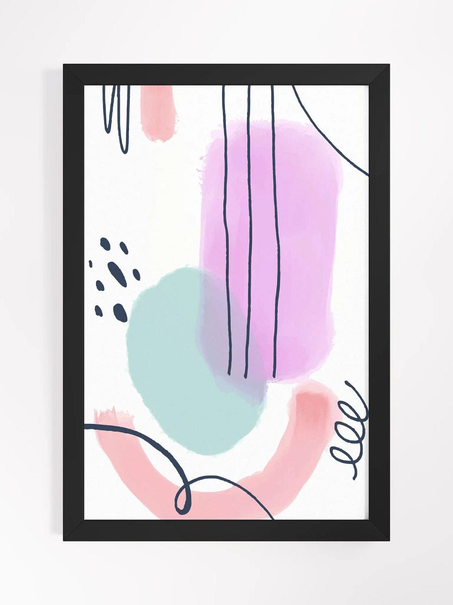 Expressive Abstraction Framed Poster product image (2)