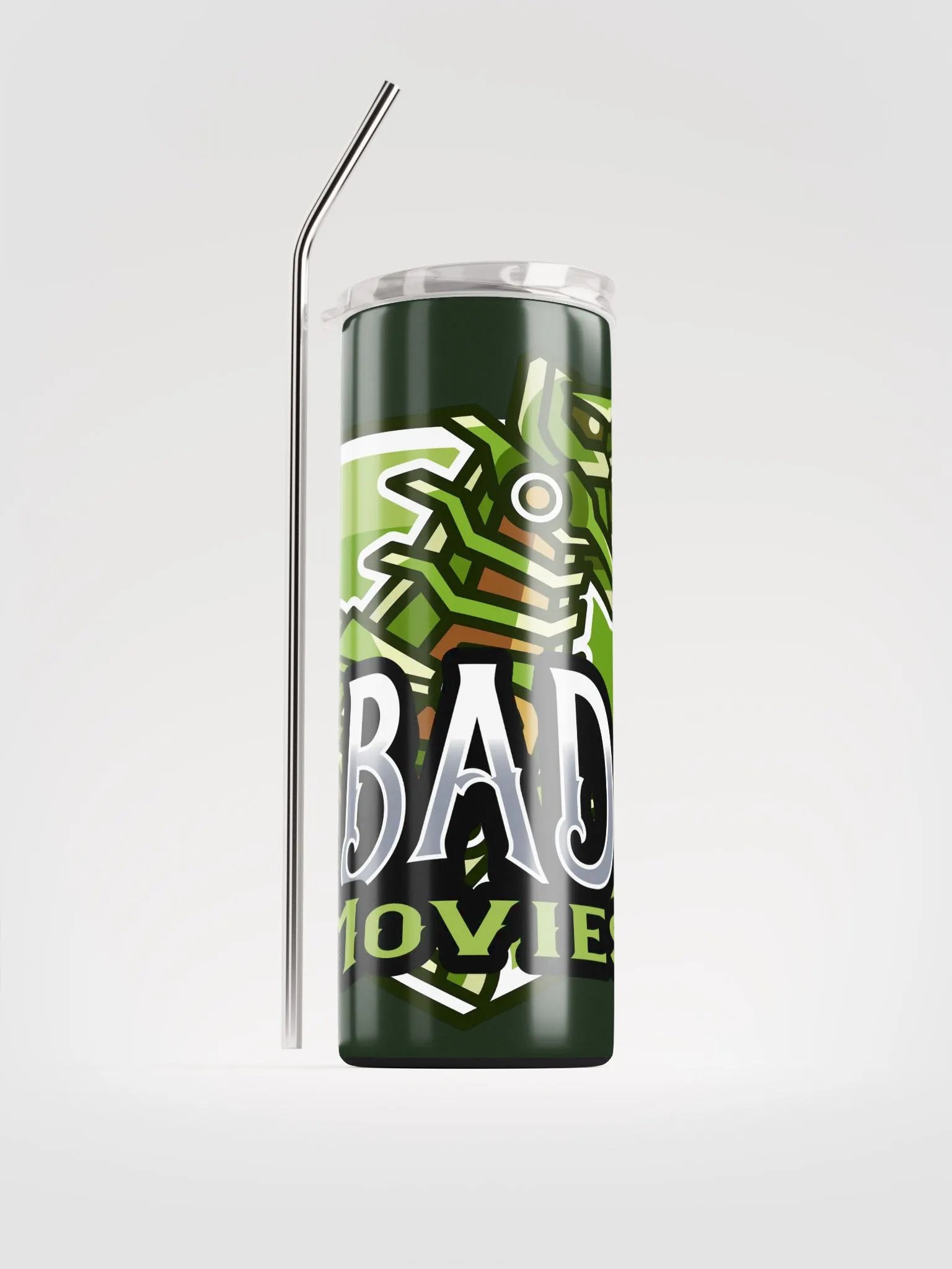 Bad Movies Mechanical Dinosaur Stainless Steel Tumbler product image (1)