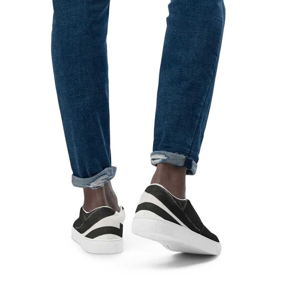 Premium Black Men's Slip-On Shoes n. 20 product image (6)