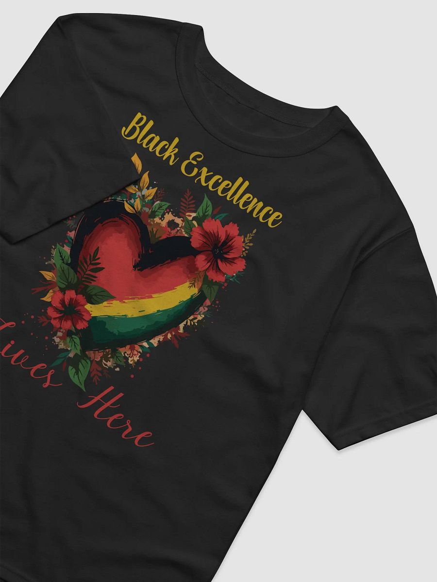 Black Excellence Lives Here T-Shirt product image (10)