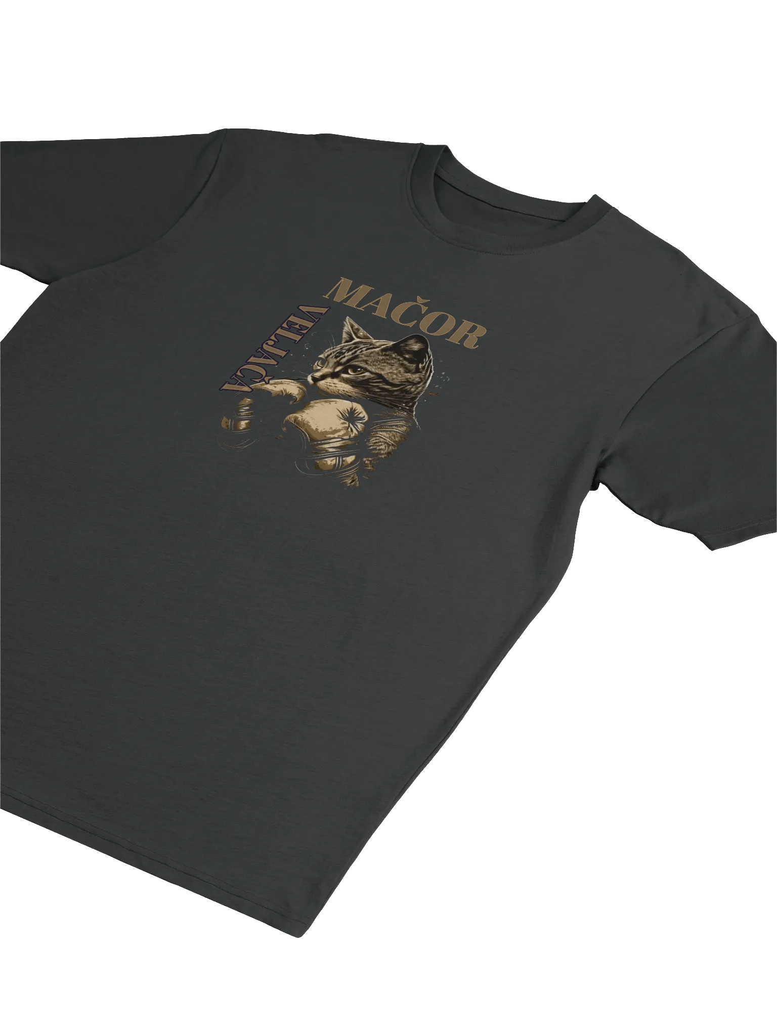Mačor Veljača Boxing Cat Men's Tee product image (3)