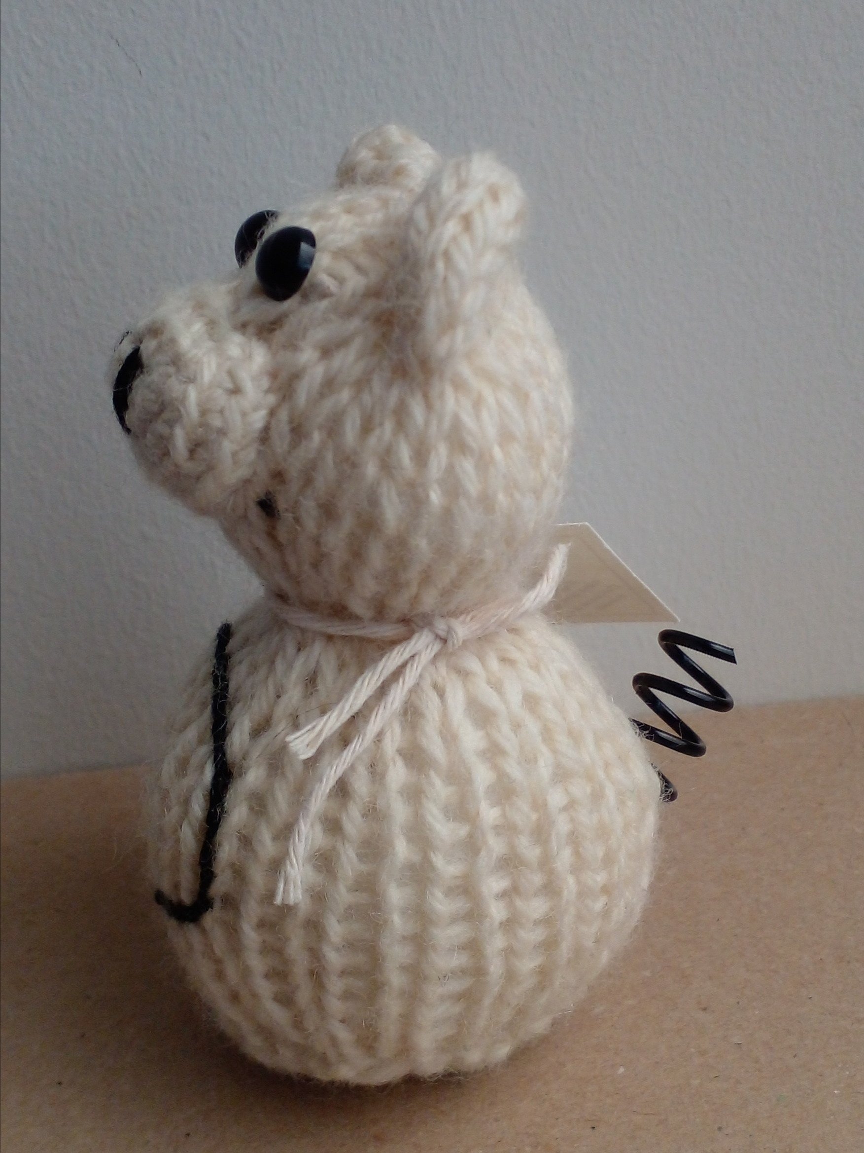 100% Wool 10cm Stuffed Pupsie - Pupsies! product image (2)